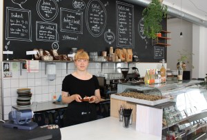 "Chez Madame" - An Eco-Cafe in Malmo specializing in vegetarian cuisine. One of Malmo's gay friendly venues. Photograph courtesy of BestofMalmo.se