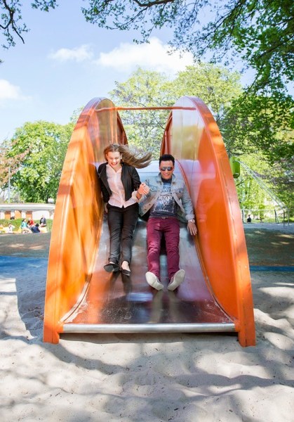 Ryan Dolan and Emmile De Forest hanging out together - Photograph courtesy of Lisa Wikstrand and RTE