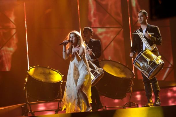 Emmelie de Forest charts in the UK with "Only Teardrops" - Picture courtesy of YouYube