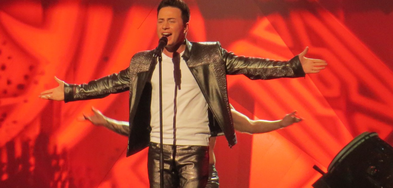 Ryan Dolan - Irish Eurovision Representative 2013. Photograph Eurovision Ireland (Garrett Mulhall)