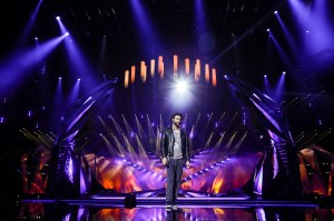 Marco Mengoni in his 1st rehearsal in Malmo