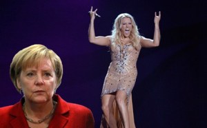 Did Angela Merkel cost Cascada/Germany a Top 5 place at Eurovision 2013? Photograph courtesy of news.gr