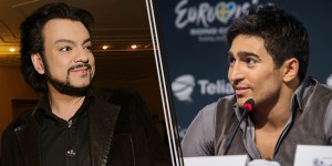 Eurovision Stars Phillip Kirkorov (Russia 1995) and Fraid Mammadov (Azerbaijan 2013). Photograph courtesy of EuroMedia Group