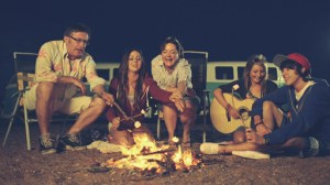 Nicki French with new UK Band Club 2Gethr. Photograph courtesy of caravantimes