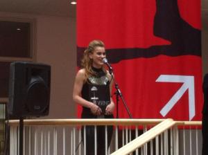 Emmelie de Forest (Eurovision Winner 2013) opens up an exhibition at the Danish National Museum dedicated to her Eurovision win. Photograph courtesy of Morten Kaiser and Oikotimes