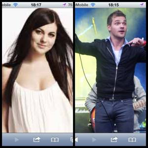 Ott Lepland and Birgit Õigemeel. Photograph Eurovision Ireland