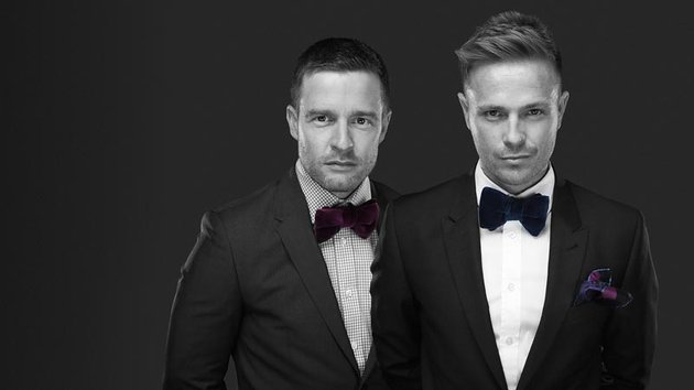 "The Hit" presenters - Aidan Power and Nicky Byrne. Photograph courtesy of RTE.ie