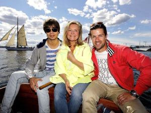 Alexander Rybak, Bettan and Didrik Solli-Tangen touring together. Photograph courtesy of Facebook