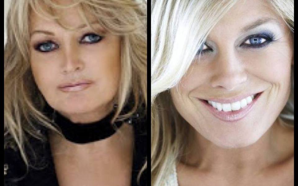 Bonnie V Pernilla. Photograph Eurovision Ireland