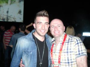 Garrett and Kurt Calleja at Eurovision 2012. Photograph Eurovision Ireland