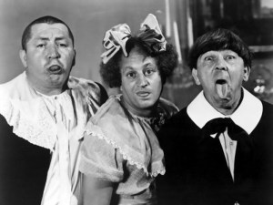 The 3 Stooges - Norwegian Eurovision Style. Photograph courtesy of fanpop.com