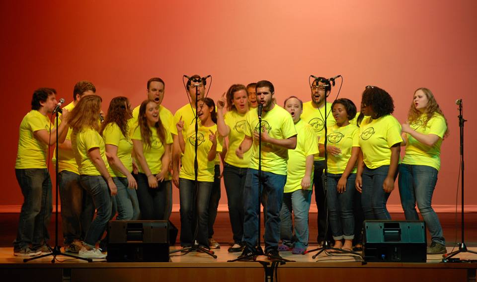 A Cappella Project - Philadelphia performing "Only Love Survives" from Ryan Dolan. Photograph courtesy of Facebook