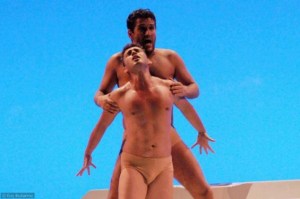 Cezar as Emperor Nero in Handel's Opera Agrippina. Photograph courttesy of wowbiz.ro