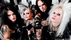 Metal/Rock Band Chrashdiet. Photograph courtesy of noisecreep.com