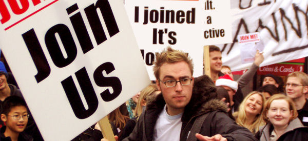 "Join Us" - Eurovision 2014 Slogan. Photograph Courtesy of lcradar.com