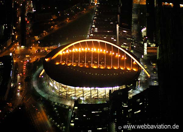 Lanxess Arena Cologne. Aerial photograph by www.webbaviation.co.uk