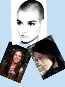 Sinead O'Connor - Melanie McCabe - Dolores O'Riordan. Photograph Eurovision Ireland