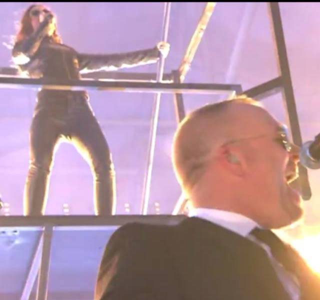 Lena and Stefan Raab. Photograph courtesy of YouTube