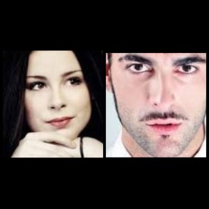 Eurovision Stars - Lena and Marco Mengoni. Photograph courtesy of Wikipedia
