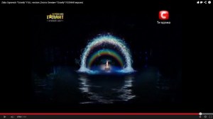 Zlata - On Ukraine's Got Talent. Photograph Courtesy of YouTube