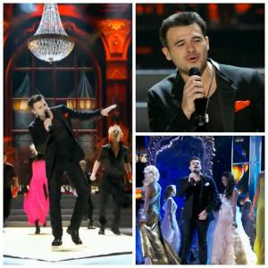 Emin at Miss Universe. Photograph courtesy of @pchenushats_p