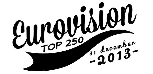 Eurovision Top 250 Chart. Photograph courtesy of 12Points.tv