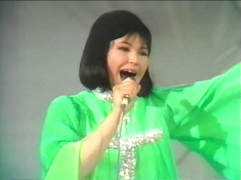 Muriel Day - Ireland's first Female artist at Eurovision. Photograph - Youtube