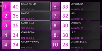 A-Dal 2014 - Heat 1 - Jury Vote. Photo : MTVA