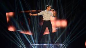 Alvaro Estrella at Melodifestivalen. Photo: Olle Kirchmeier / SVT