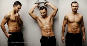 Vaidas Baumila - One of the finalists in Lithuania's Eurovision 2014 search. Photo : Geriminas-Zilinskas.com