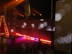 Eurosong Stage Yesterday. Photo ; Eurovision Ireland