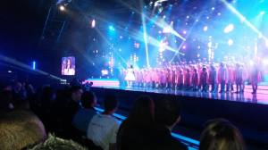 Gaia Cauchi opens the Maltese Final. Photo : Eurovision Ireland