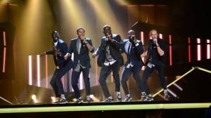 Panetoz at Melodifestivalen 2014 Heat 2. Photo Olle Kirchmeier/SVT