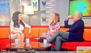 Patricia Roe on Ireland AM. Photo : Patricia Roe Facebook