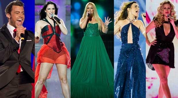 Finalists of Festival Da Canção in Portugal. Photos: RTP