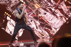 Vaidas Baumila - Lithuanian Finalist. Photo : LRT