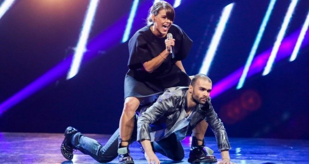 Vilija Mataciunaite for Eurovision 2014. Photo : LRT