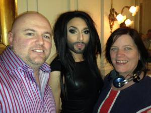 Conchita and Eurovision Ireland. Photo : Elaine Dove