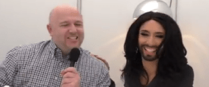Eurovision Ireland Meets Conchita Wurst in Copenhagen. Photo : Eurovision Ireland