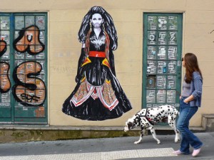 Conchita Wurst Street Art in Paris. Photo : Suriani Flickr