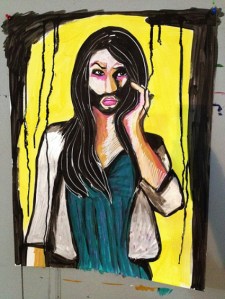 Conchita Wurst Street Art in Paris. Photo : Suriani Flickr