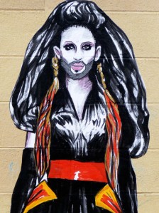Conchita Wurst Street Art in Paris. Photo : Suriani Flickr