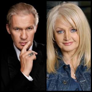 Johnny Logan and Bonnie Tyler. Photo : Wikimedia