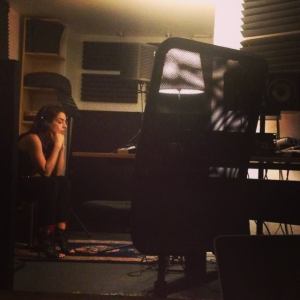 Ruth Lorenzo Recording New Album. Photo : Ruth Lorenzo Facebook