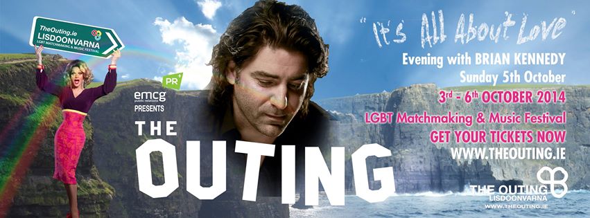 The Outing 2014 with Brian Kennedy. Photo: TheOuting.ie