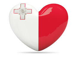 Malta heart flag
