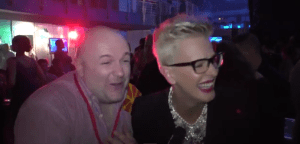 Tijana at Skopje Fest November 2014. Photo : Eurovision ireland