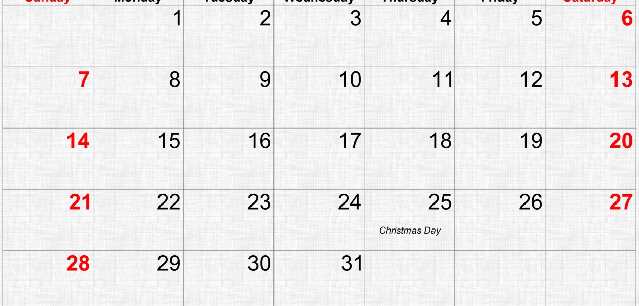 December 7th to 13th - Eurovision Calendar. Photo : Wikipedia