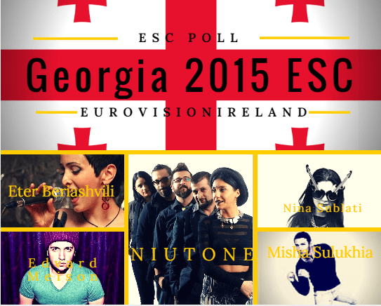 Georgia Eurovision Poll 2015. Photo : Eurovision Ireland