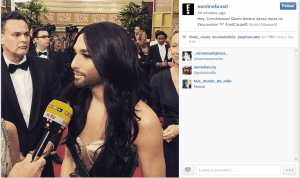 Conchita Eonline Brazil. Photo : Twitter